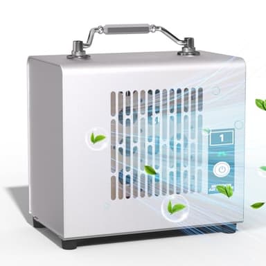 Microionxyz Purificatore d’Aria Ionizzatore Portatile, Senza Filtri, 6 Ore di Uso, Tipo-C di Ricarica, Rimuove il 99,5% di Polline e Fumo, Adatto per Viaggi, Ufficio e Camera da Letto, 25dB e 20㎡