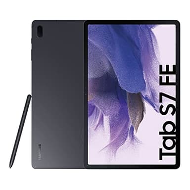 Samsung Galaxy Tab S7 FE, Tablet Android, 12,4 Pollici, Wi-Fi, RAM 6 GB, 256 GB, Tablet Android 13 Black, Versione Italiana 2023