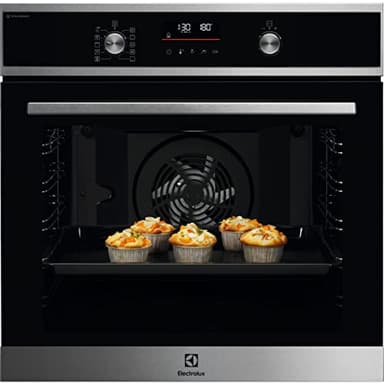 Electrolux EOD6P77X Forno multifunzione a vapore con pulizia pirolitica, 11 funzioni, 45 programmi automatici, cottura uniforme multilivello, sonda termica, riscaldamento rapido, display LED, inox, A+