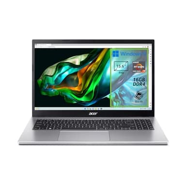 acer Aspire 3 15 A315-44P-R3ZV PC Portatile, Notebook, Processore AMD Ryzen 7 5700U, RAM 16 GB DDR4, 512 GB PCIe NVMe SSD, Display 15.6" FHD LCD, Scheda Grafica AMD Radeon, Windows 11 Home, Silver