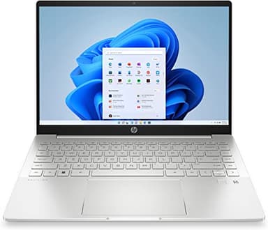 HP Pavilion Plus 14-eh0000sf PC portatile 14" 2.8K (Intel Core i5-12500H, RAM 16 GB, SSD 512 GB, AZERTY, Windows 11 Famiglia in modalità S) Argento naturale
