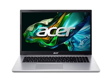 Acer Aspire 3 (A317-54-58K7) Laptop | Display FHD IPS da 17,3" | Intel Core i5-1235U | RAM da 16 GB | SSD da 1 TB | grafica Intel Iris Xe | Windows 11 | Tastiera QWERTZ | Argento