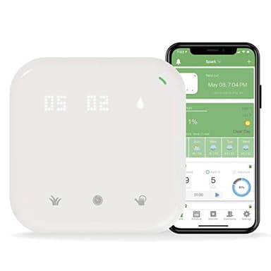 Netro Spark Controllo intelligente per irrigatore, WiFi, consapevole del tempo atmosferico, accesso remoto (zona 8)