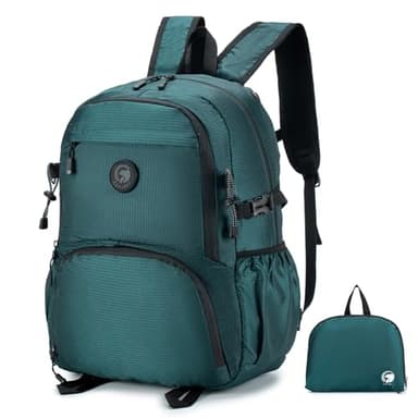 SPAHER 25L Zaino 40x30x20 Zaino da Viaggio Aereo Pieghevole Impermeabile Bagaglio a Mano 40x30x20 Wizzair Borsa 40x30x20 Volotea Nylon Zaino da Casual Scuola Escursionismo per Uomo Donna