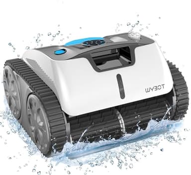 WYBOT Robot Piscina per Fondo/Pareti/Linea dell'Acqua,Aspirapolvere piscina per 110 Minuti con Triplo Motore, Pulitore Piscina Automatico Ricarica Rapida Fino a 120 ㎡