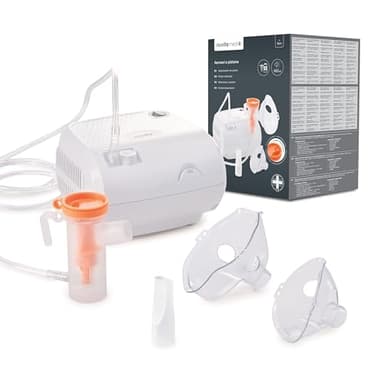 Nuvita 5023 Aerosol a Pistone per Terapia Respiratoria Efficace - Alte Prestazioni, Basso Rumore, Compatibilità con Tutti i Medicinali