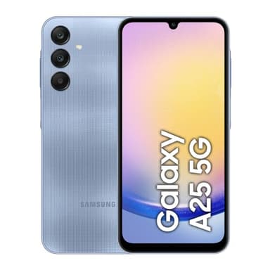 Samsung Galaxy A25 5G, Smartphone Android 14, Display Super AMOLED 6.5" FHD+, 6GB RAM, 128GB, memoria interna espandibile fino a 1TB, Batteria 5.000 mAh, Blue [Versione Italiana]