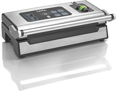 Macchina sigillatrice sottovuoto per alimenti LAICA VT3240 con fornitura extra di sacchetti per sottovuoto - Sigillatrice a caldo automatica per 100 cicli consecutivi