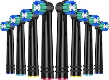 Testine di ricambio 8 Pack per spazzolini elettrici Oral B Braun, precisione classica Professional Care, Vitality Pro Smart Genius Series e altri