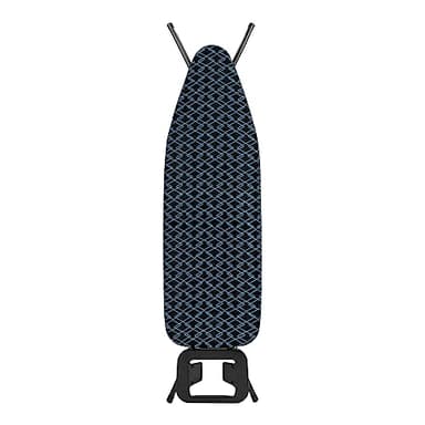 Cecotec Asse da stiro StrongBoard 100 Boracay. Superficie 110 x 33 cm, fodera 100% cotone, alta resistenza al calore, rivestimento ignifugo, fino a 5 kg, altezza 89 cm, design con grande stabilità.
