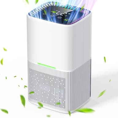 Deumidificatore 1.8L, Deumidificatore Casa Portatile Piccolo Elettrico Silenzioso con Timer,7 Colori Luce, Sbrinamento/Spegnimento Automatico per Casa, Bagno, Armadio, Camere da Letto, RV