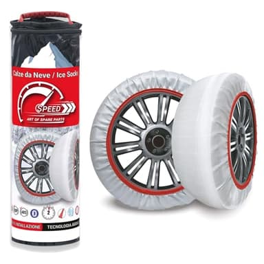 Speed Calze da Neve OMOLOGATE EN 16662-1 per Pneumatici GOMME 225/55 R 18