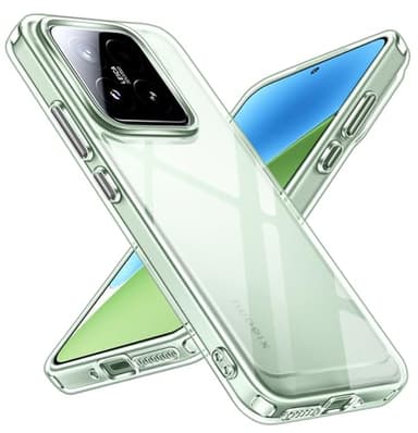 iVoler Anti Ingiallimento Chiaro Cover per Xiaomi 15, [Antiurto di Grado Militare] Trasparente Sottile Anti Graffio Custodia Case con Paraurti Assorbimento degli urti