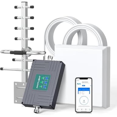 Amplificatore Segnale Cellulare Ripetitore GSM Amplificatore 4G 3G LTE Per la Casa Ufficio-Banda 20/8/1 Ripetitore Segnale Cellulare Tutti Gli Operatori Copertura Fino a 450㎡