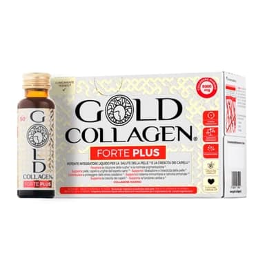 Gold Collagen Forte Plus 8g, 10 Flaconi da 50 ml - 500ml