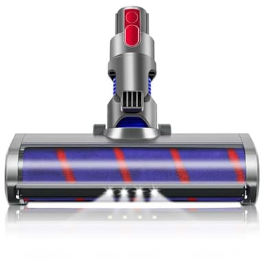 Italdos Spazzola Motorizzata compatibile per Dyson V7 V8 V10 V11 V15 Rullo Morbido per Parquet, Piastrelle e Luce per Angolo Buio