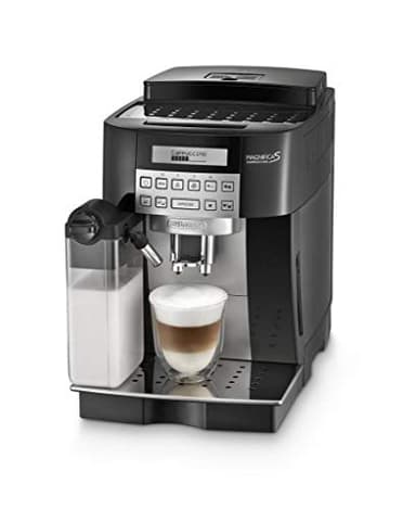 De'Longhi Magnifica S Perfetto ECAM22.360.B Macchina da Caffè Automatica per Espresso e Cappuccino, Caffè in Grani o in Polvere, 1450 W, 1.8 litri, Nero