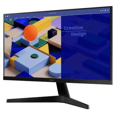 SAMSUNG Monitor S31C (S24C312), Flat, 24'', 1920x1080 (Full HD), IPS, 75 Hz, 5 ms, FreeSync, D-Sub, HDMI, Eye Saver Mode, Flicker Free