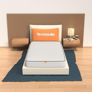miasuite i sogni italiani Materasso Singolo 90x190x12 Cm - Su Misura, Pieghevole, Traspirante, Dispositivo Medico - Primavera