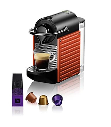 Krups Macchina per caffè espresso Nespresso Pixie XN3045K, ricette programmabili, 1260 W, rossa, 0,7 litri, Rosso