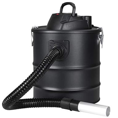 BAKAJI Aspiracenere Professionale Potenza Aspirapolvere Aspira Cenere Bidone 20 Lt Soffiatore Filtro Interno Hepa e Tubo Flessibile Pulizia Camino Caminetto Stufa a Pellet