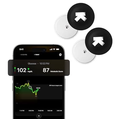 Ultrahuman M1 Live,Monitoraggio del glucosio tramite app, migliora il tuo stile di vita, ottimizza la tua dieta e aumenta il tuo allenamento con Freestyle Libre 2 sensori CGM-2 CGM