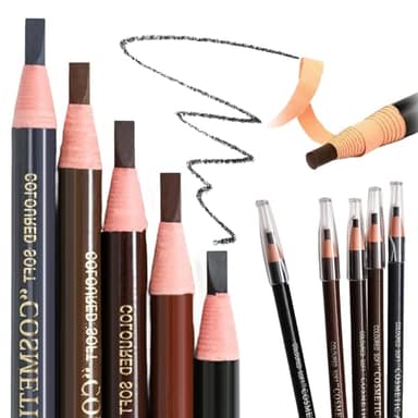 Matita Sopracciglia Professional Eyebrow Pencil,Micro Brow Pencil,Matita Occhi per Effetto Trucco Naturale,Matita Sopracciglia Waterproof,Makeup Matita Sopracciglia,Kit per Microblading Impermeabili