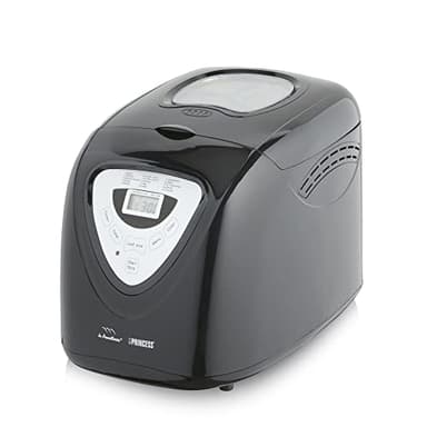 Princess Macchina Per Il Pane Black, 600 Watt, Grande Capienza 0.9 Kg, 15 Programmi Di Cottura, Modalità Senza Glutine, Ottima Per Intolleranze, Allergie O Diete Speciali, Cuoci Pane E Dolci, Nero
