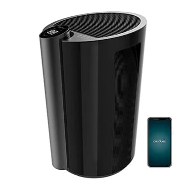 Cecotec Deumidificatore Professionale BigDry 9000 con Timer, 320 W, Deumidifica 20 l/Giorno, Serbatoio Rimovibile 4,5 litri, Controllo Wi-Fi, Display LED, Copertura 90 m2, Nero