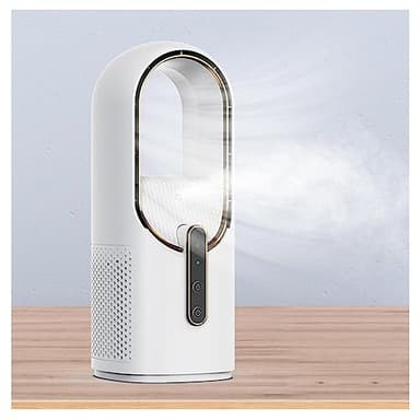 VVLXRIC Climatizzatore Portatile Senza Tubo, USB Ricaricabile, con Umidificatore Ventilatore Camera da Letto Umidificazione dell'Aria Ventilatore Colonna Silenzioso, per Ufficio E Camera da Letto