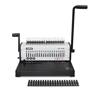 RAYSON Rilegatrice Professionale, Rilegatura di 400 Fogli, Perforazione di 22 Fogli, 21 Fori, per Fogli A4, SD-220B