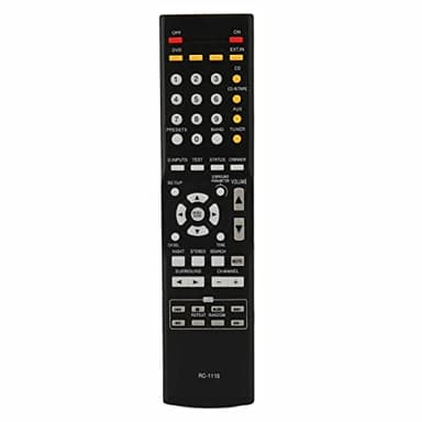 Telecomando Ricevitore AV, RC 1115 Sostituzione Telecomando per Denon AVR 390 AVR 591 AVR 930 AVR 1312 AVR 1612 AVR 2807 AVR 2808 AVR 2809