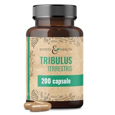 Tribulus Terrestris - 200 Capsule - 90% Saponine - Vegano - Senza Additivi