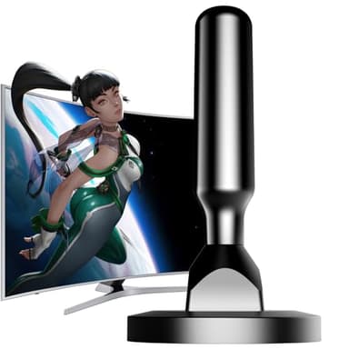 Antenna TV Interna Potente, Facile da Installare - Antenna TV Portatile con Ricezione a Lunga Distanza, Supporta 4K e 1080p VHF/UHF