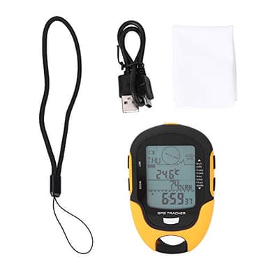GPS per Escursionismo, Ricevitore di Navigazione GPS Ricaricabile Tramite USB Portatile per Arrampicata All'aperto, Campeggio e Viaggi