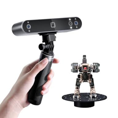 Revopoint POP 3 Plus Scanner 3D portatile per stampa 3D, Precisione da 0,04 mm, Scansione a colori per oggetti di media dimensione, Compatibile con Android/iOS/Win10 e 11/macOS, Standard