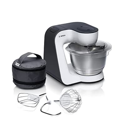 Bosch MUM5 Impastatrice Planetaria Robot Da Cucina Multifunzione, 900 W, 7 Velocità, Grigio