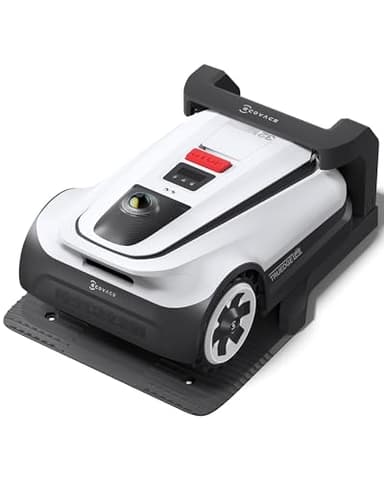ECOVACS GOAT A3000 LiDAR Robot Tagliaerba Senza Filo Perimetrale 3000m², Dual-LiDAR Doppie lame Rasaerba Robot, 45 minuti Ricarica Veloce, Potenza di Taglio 100W, Tosa di Precisione Edge, Pendenza 50%