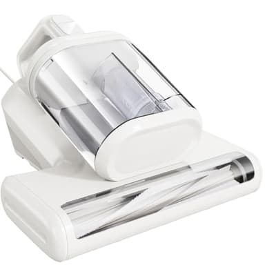 Battimaterasso Antiacaro Aspirapolvere per Materassi - 15KPa Aspira Pulisci Materassi con Filo Potente con Sterilizzazione UV e Riscaldamento 60°C, Battitappeto per Divano, Tessuti e Letti