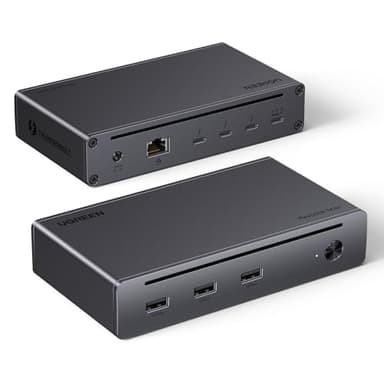 UGREEN Revodok Max 208 Docking Station Thunderbolt 4 8 In 1 Doppio Schermo 4K60Hz 8K30Hz Hub USB C 3.2 10Gbps Dock Type C Ethernet RJ45 Gigabit Alimentazione DC 140W