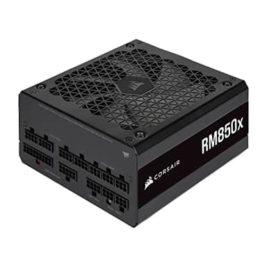 Corsair Rm850X 80 Plus Gold Alimentatore 850 Watt Atx Modulare, Ventola Levitazione Magnetica 135 Mm, Condensatori Giapponesi, Riattivare Rapidamente, Eu, Nero, ‎16 x 15 x 8.6 cm, 1.7 Kg