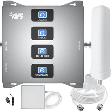 4G 3G 2G GSM LTE WCDMA amplificatore del segnale 900 1800 2100 MHZ, (800/900/1800/2100mhz B1/3/8/20)