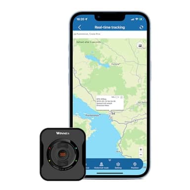 Mini Localizzatore GPS, Micro GPS 4G con APP senza Abbonamento, Custodia Magnetica e Clip Back, Microchip Tracker GPS con Allarme SOS per Bambini Anziani Valigia