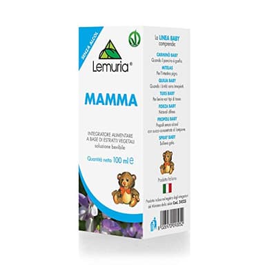 Lemuria - Mamma 100ml - Integratore Alimentare per Favorire l'Allattamento - Funzione Galattagoga - Made in Italy