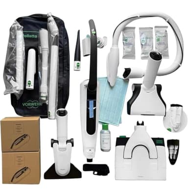 Folletto VK7S Aspirapolvere Senza Fili, Kit Completo con HD7, EB7, SP7, MPA, 2 Batterie e 2 Caricabatterie, 24 Mesi di Garanzia