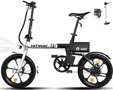 HITWAY BK35 Bici elettrica 250W 36V Bici da città pieghevole 25-60KM Pendolari e Bike