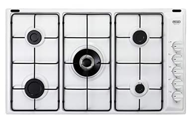 De Longhi BL 59 DD - Piano cottura a 5 fuochi a gas da 90 cm colore Bianco