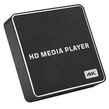 Smart Media Player, Mini TV Box Ultra HD, TV Box HDMI 4K, Lettore multimediale 1080P, Supporto USB 4K 10Bit H.264/H.265 32G 100-240V, Android 4.4.2, OTA