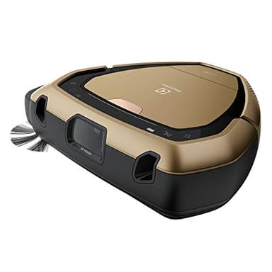 Electrolux Pure i9.2, Aspirapolvere Robot, Filtro Allergene + Particelle sottili, Collegato Google Home, Alexa, Navigazione Laser e Fotocamera, Funzioni Memoria + Programmazione, PI92-6DGM, Oro