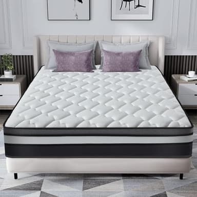 Materasso 140 x 200, Alto 30 cm, Materasso Matrimoniale a Molle Insacchettate, Memory Foam, OEKO-TEX, Ortopedico e Ergonomico, Anallergico e Antibatterico, Antiacaro e Traspirante, Durezza Media